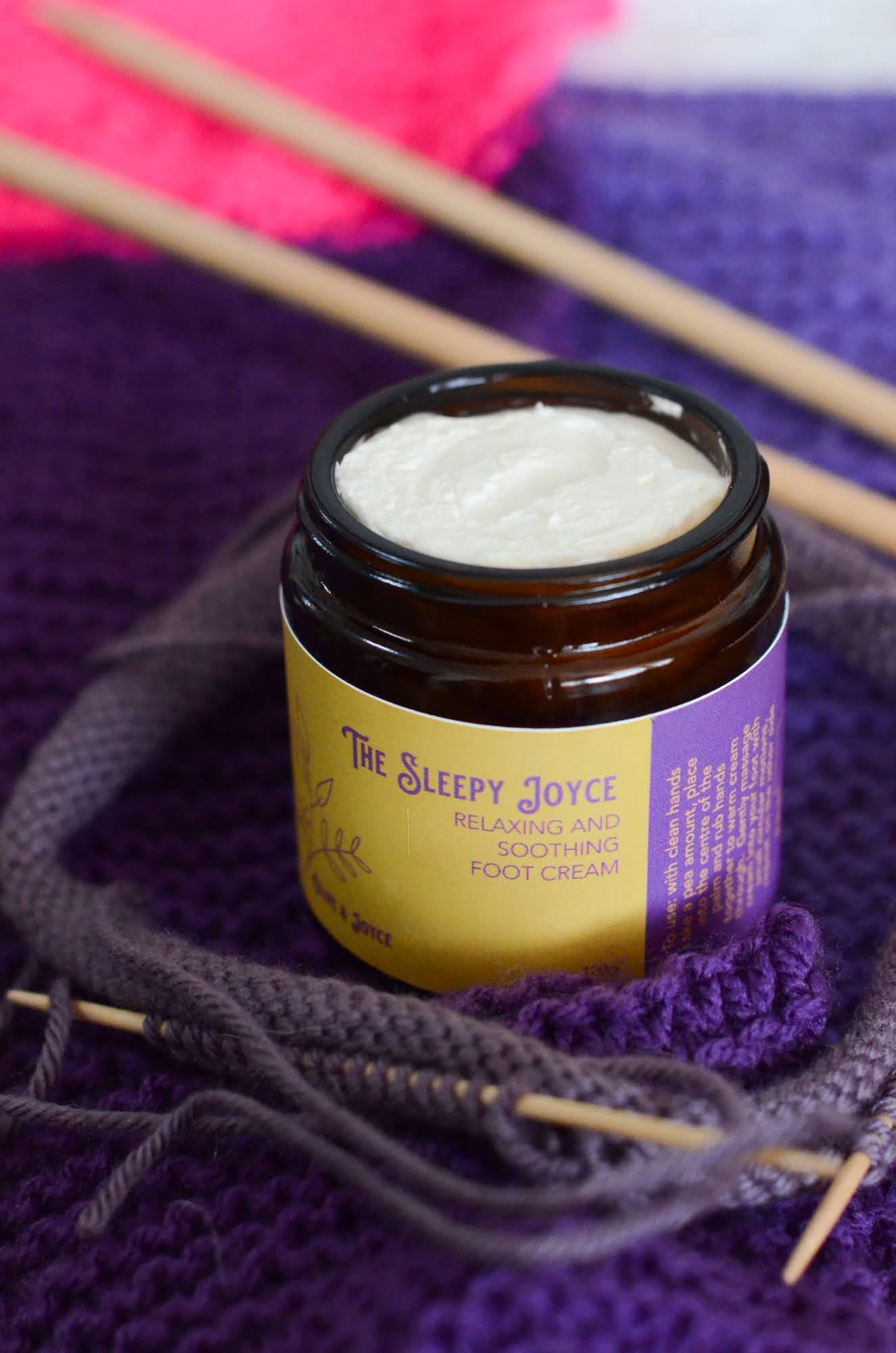 100% natural oil based foot cream, Olive & Joyce, homemade, handmade, small business