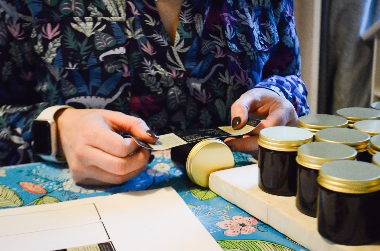 Natural Skincare Company Labelling Homemade Skincare For Eco-Friendly Face Cream