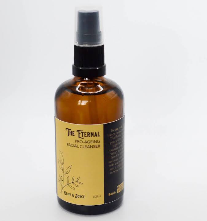 Natural skincare for anti ageing skin oil cleanser by the natural skincare company  Edit alt text