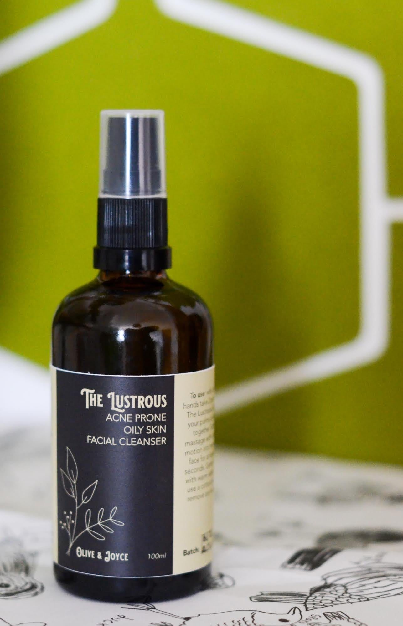 Natural skincare for acne prone skin oil cleanser by the natural skincare company