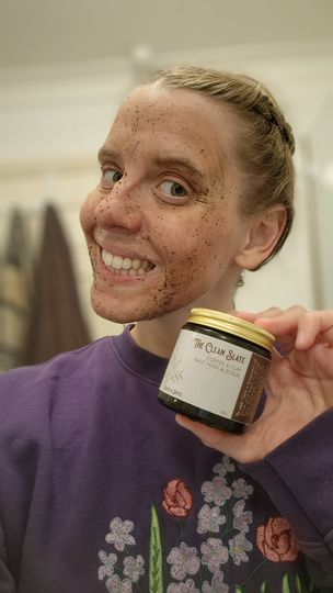 The Clean Slate | 100% Natural Face Mask & Scrub | Exfoliate & Deep Clean | 120g