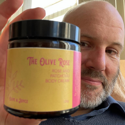The Olive Rose | 100% Natural Body Cream | Deeply Nourishing & Beautifully Fragrant | 120g