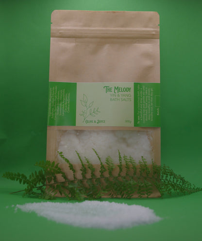 The Melody | 100% Natural Bath Salts for Sore Muscles & Deep Relaxation | 500g