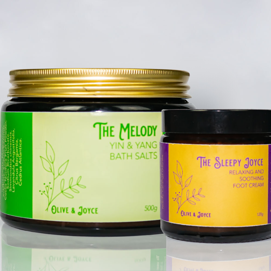 100% natural bath salts and for cream, relaxing, indulgent, soft beautiful feet