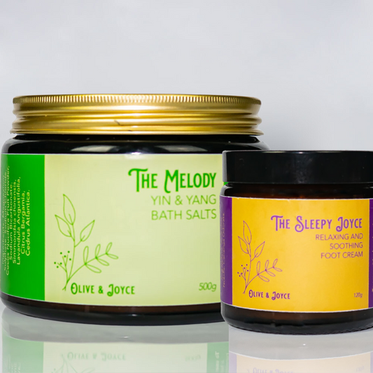100% natural bath salts and for cream, relaxing, indulgent, soft beautiful feet