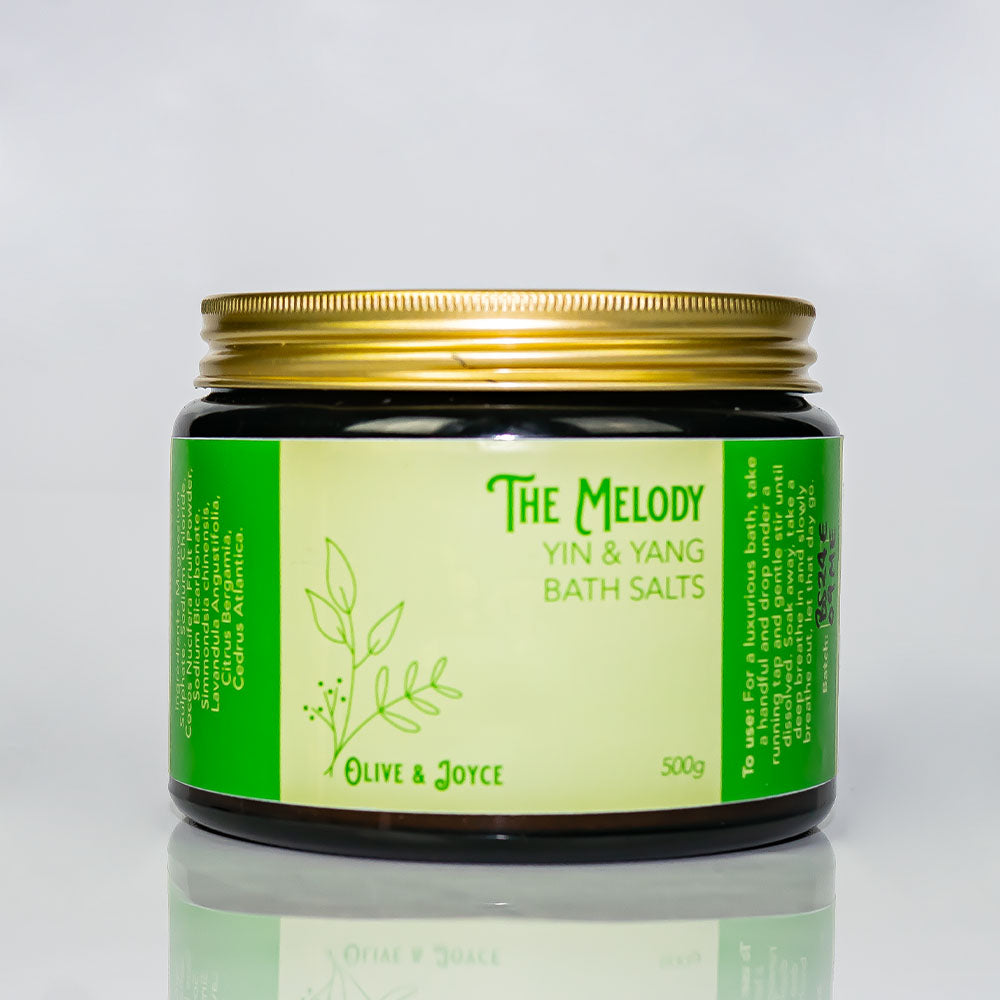 100% natural bath salts, yin and yang relaxing soft beautiful feet