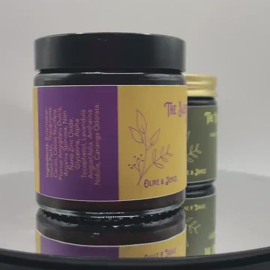 Natural skincare lemon hand cream and lavender, chamomile yang yang foot cream by the natural skincare company
