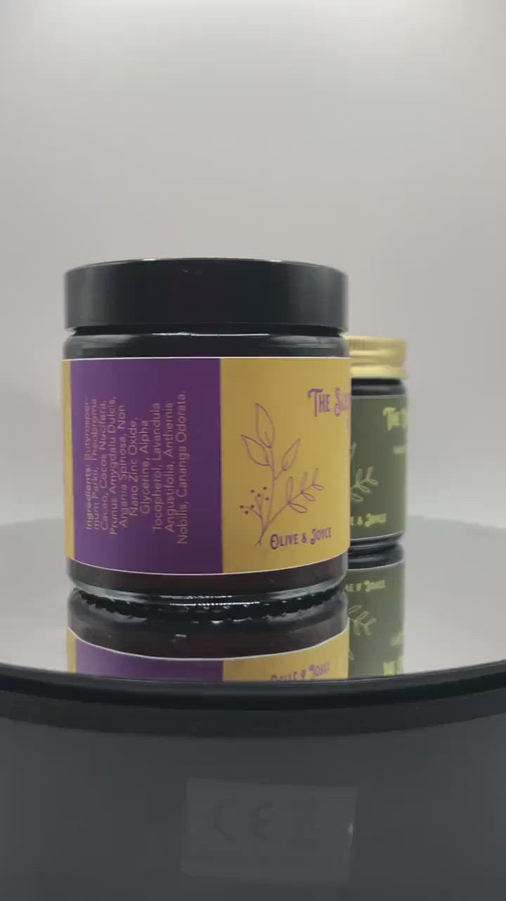 Natural skincare lemon hand cream and lavender, chamomile yang yang foot cream by the natural skincare company