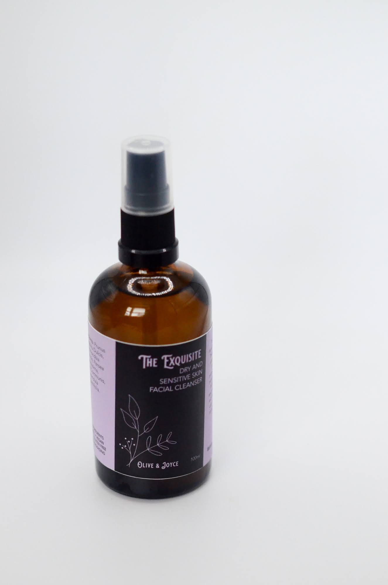 natural skincare for dry skin oil cleanser face wash by the natural skincare company