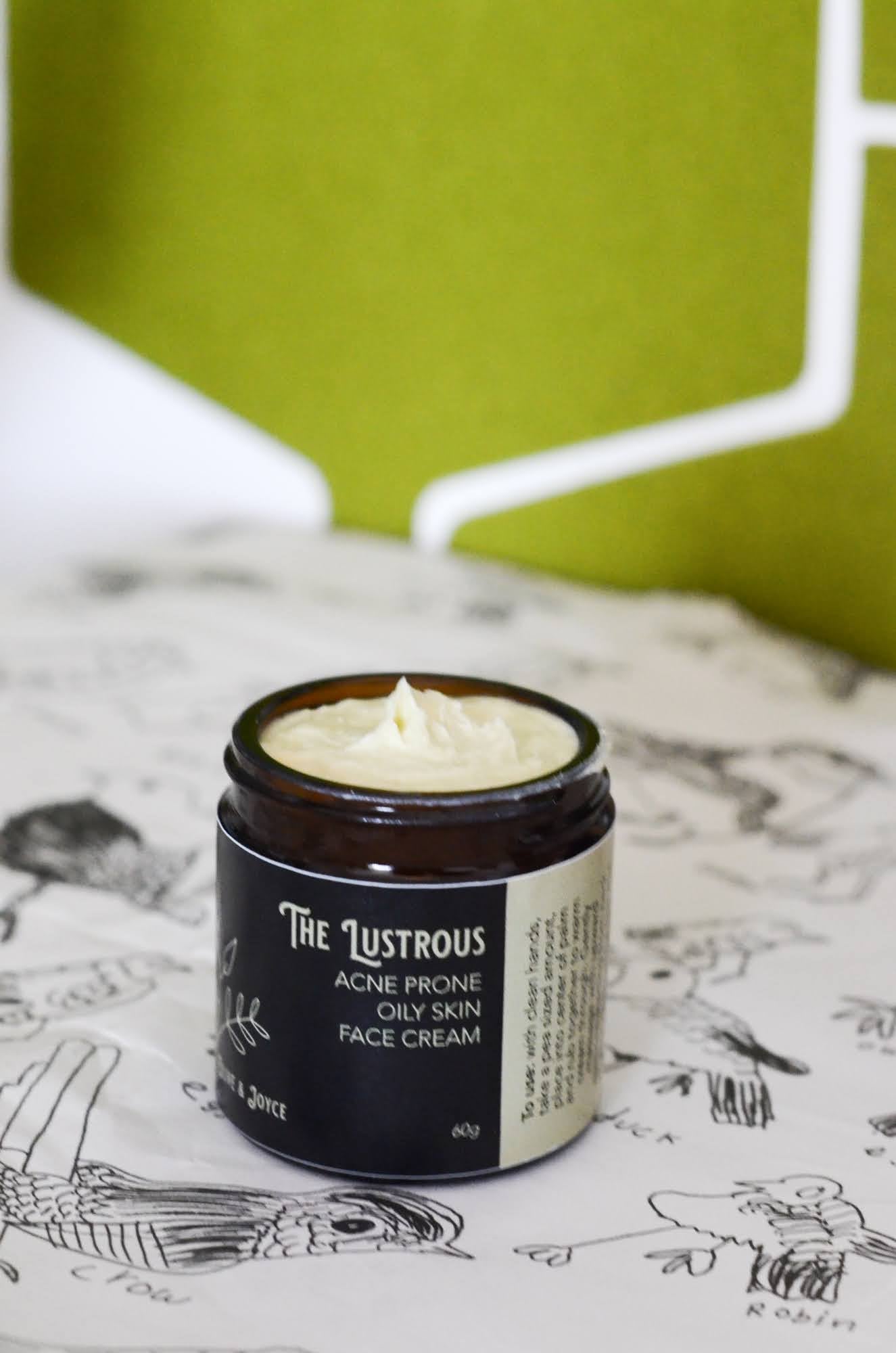 Natural skincare for oily skin face cream by the natural skincare company