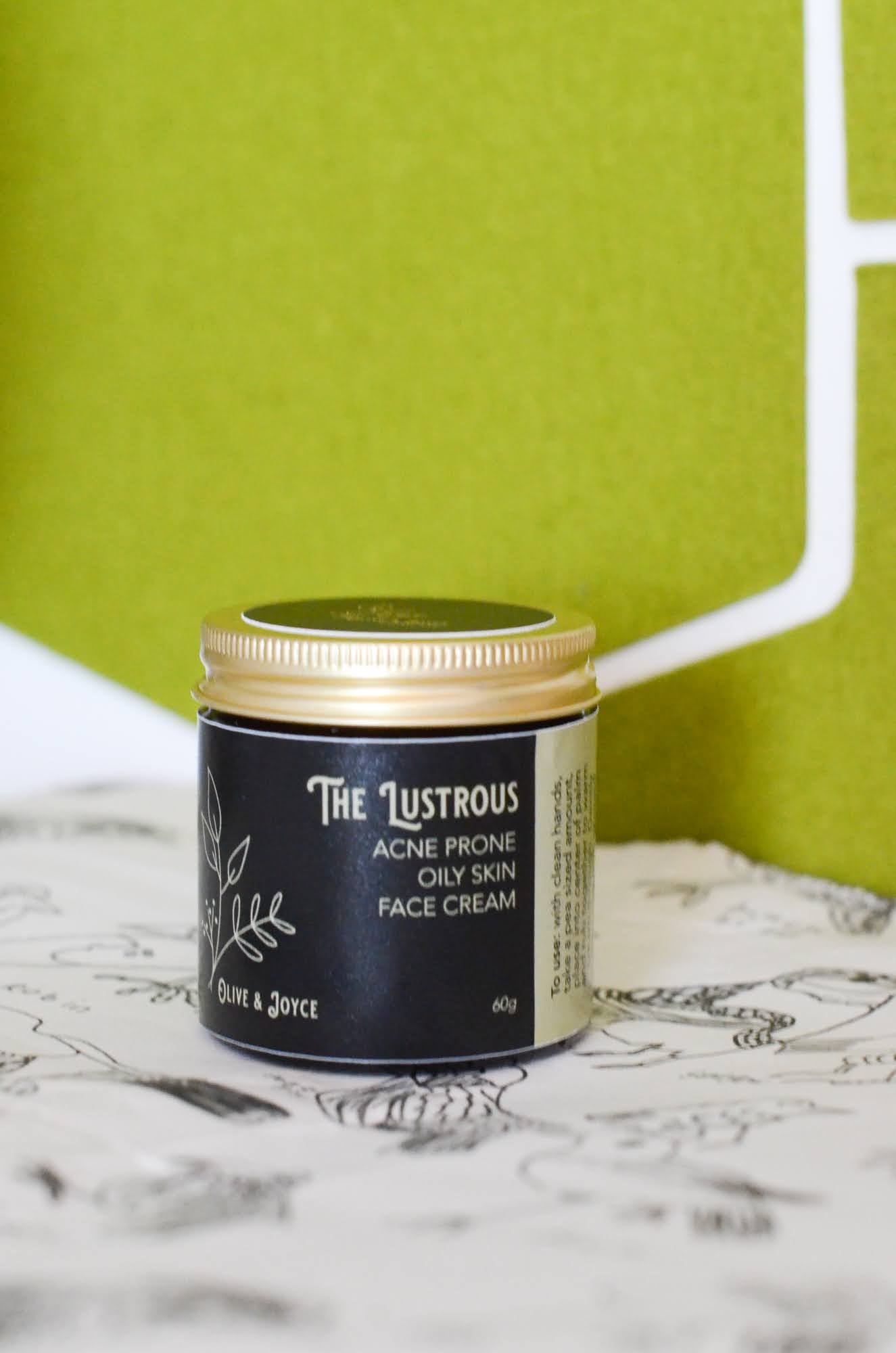 Natural skincare for acne prone skin face cream set by the natural skincare company