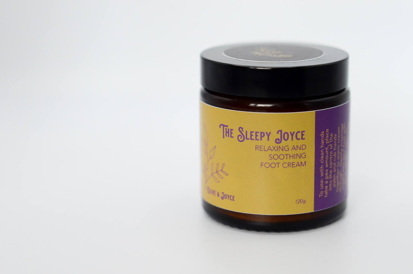 Natural skincare for the feet, helps sleep, relaxing foot moisturiser by the natural skincare company