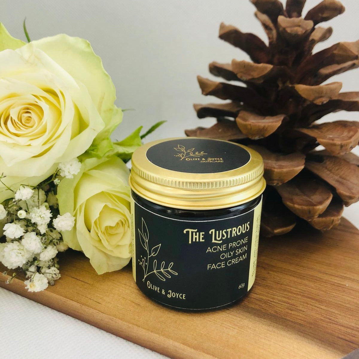 Natural skincare for acne skin face moisturiser set by the natural skincare company
